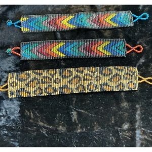 BUNDLE  OF BEADED BRACELETS